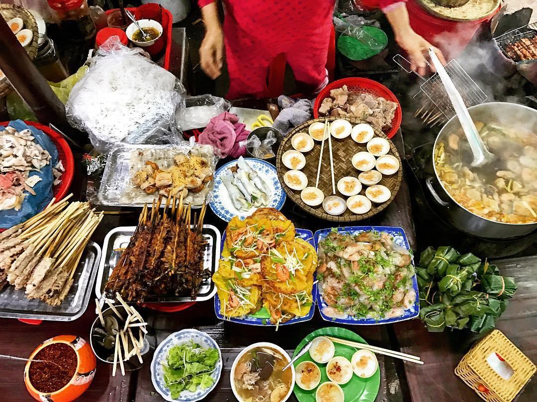 Traditional Hue cuisine featuring local dishes in Central Vietnam