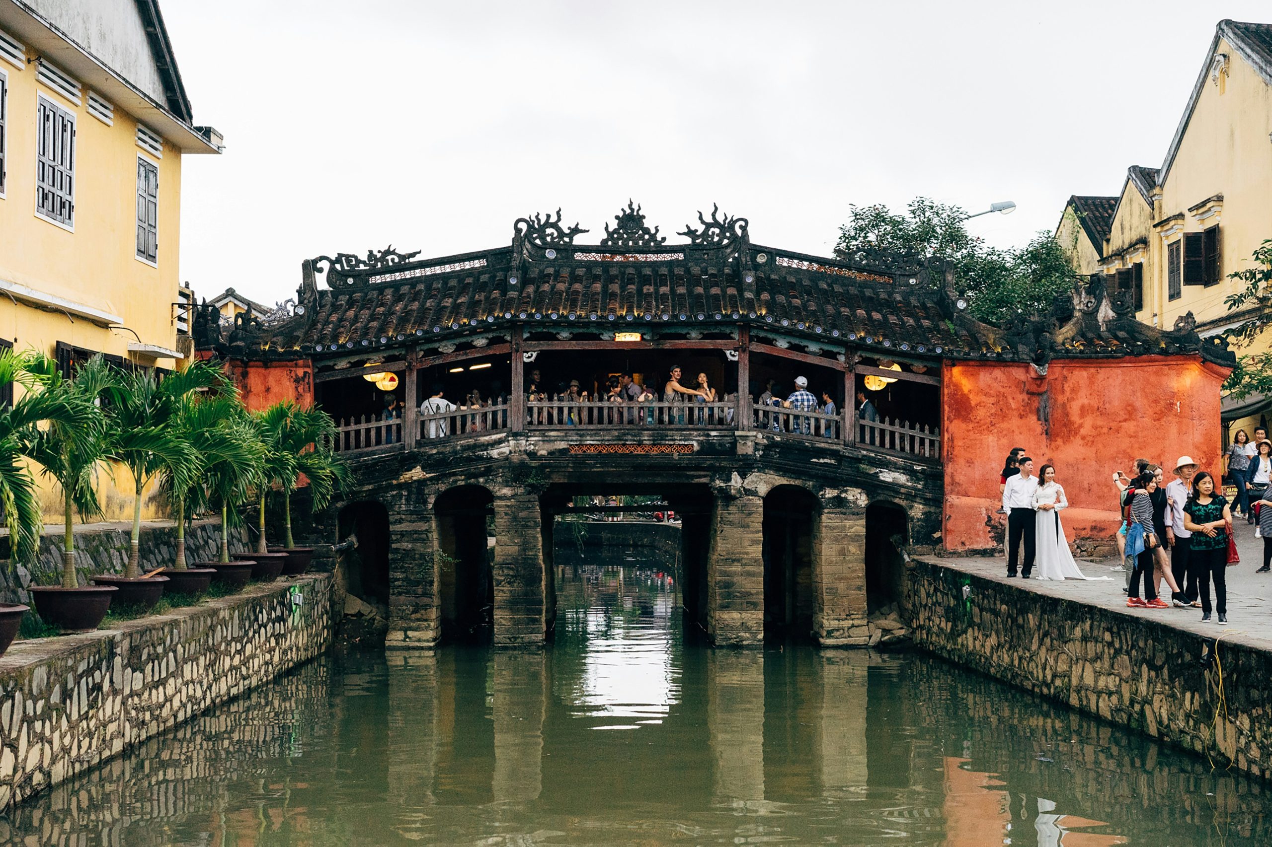 Japanese Covered Bridge in the historic centre of Hoi An, Vietnam