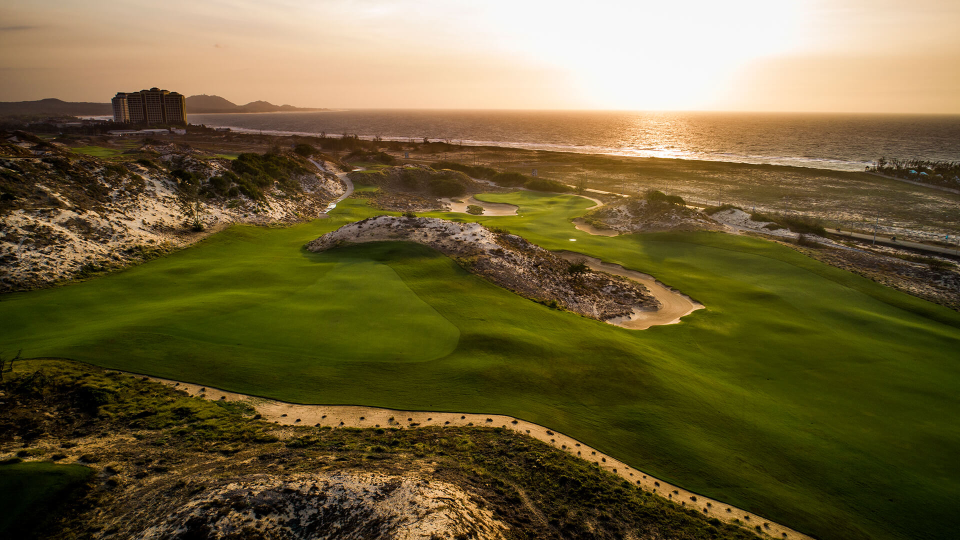 The Bluffs Grand Ho Tram golf course on the southern coast of Vietnam